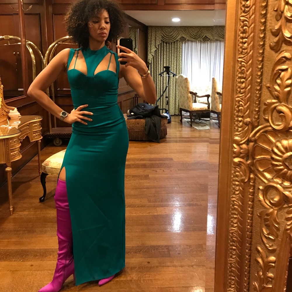 An over the top vintage gown